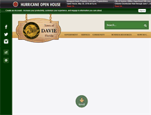 Tablet Screenshot of davie-fl.gov
